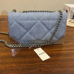 NWT Denim Aldo Crossbody bag